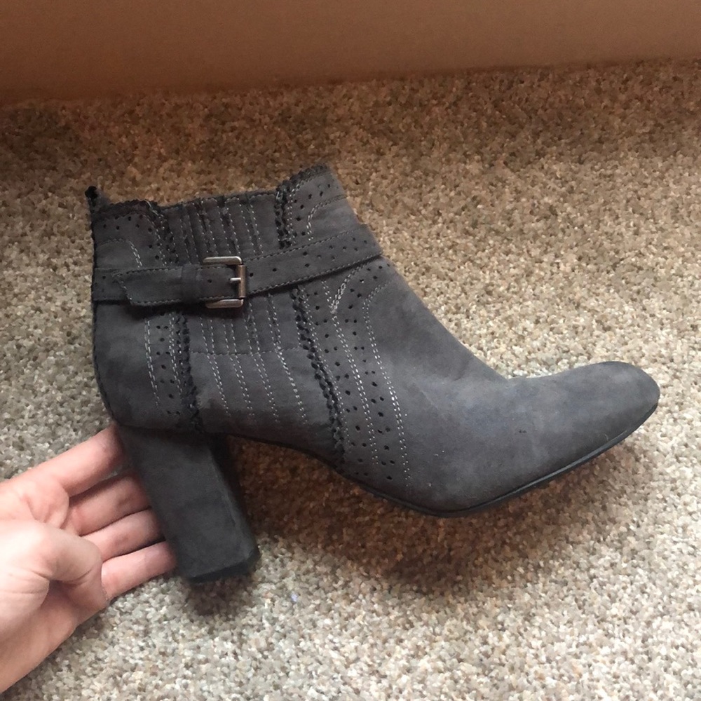 Grey booties